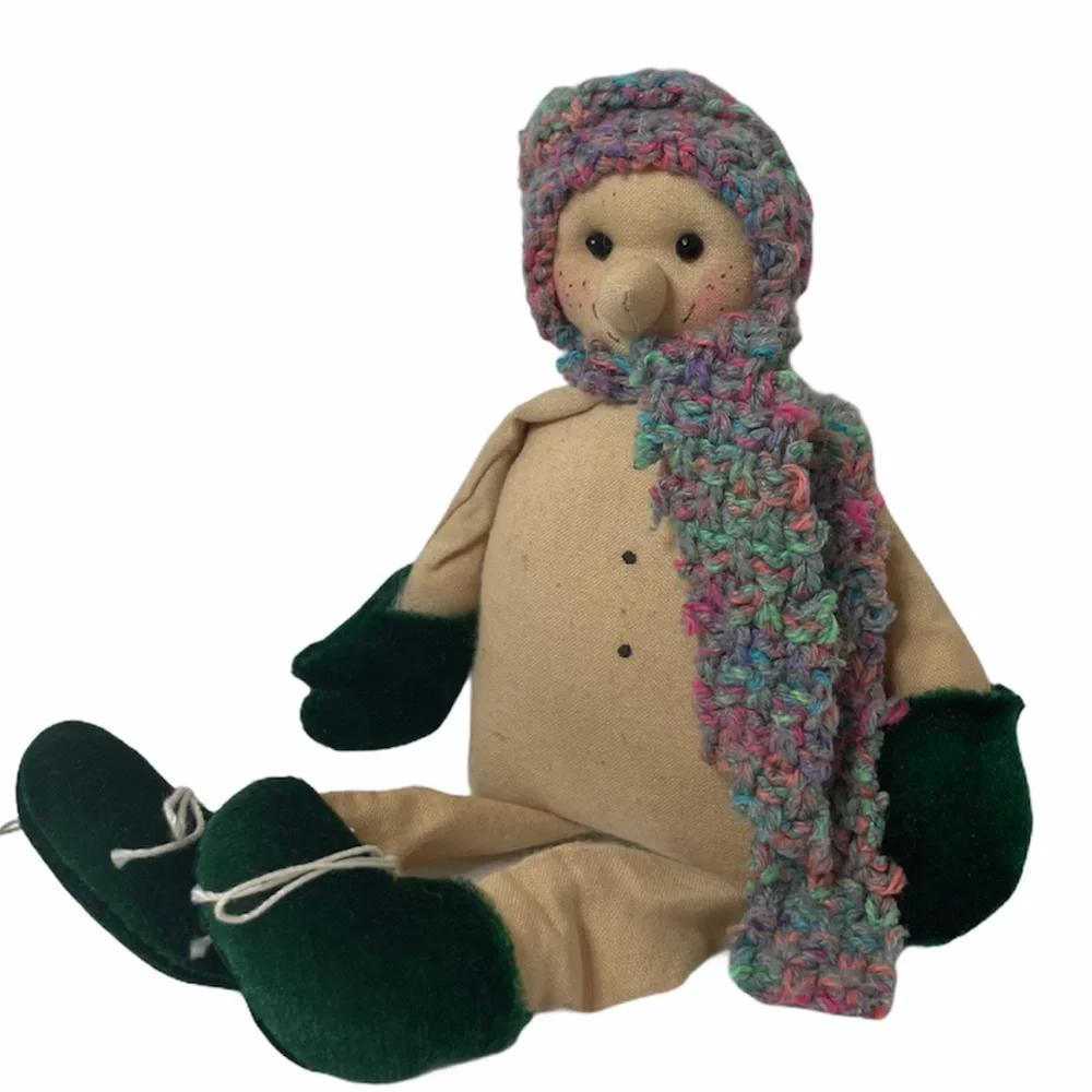 Hand Crafted snowman whimsical